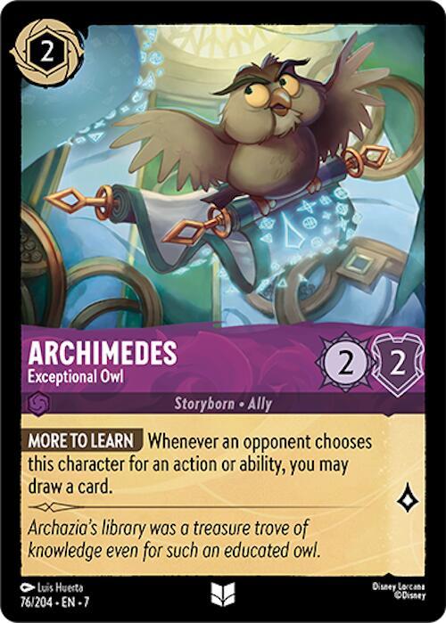 Archimedes - Exceptional Owl - Archazia's Island - 76