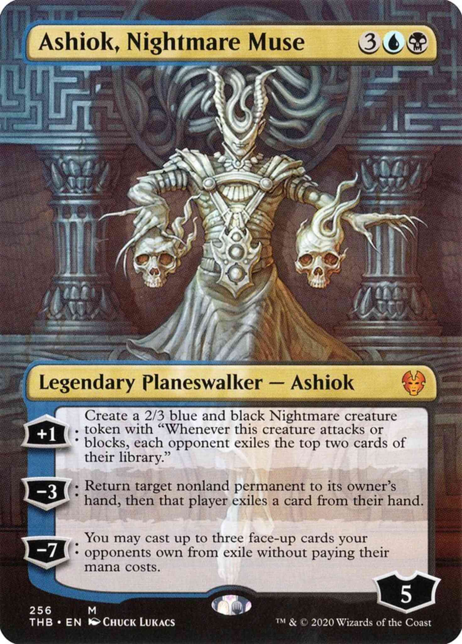 Ashiok, Nightmare Muse - Theros Beyond Death: Alternate Art - 256