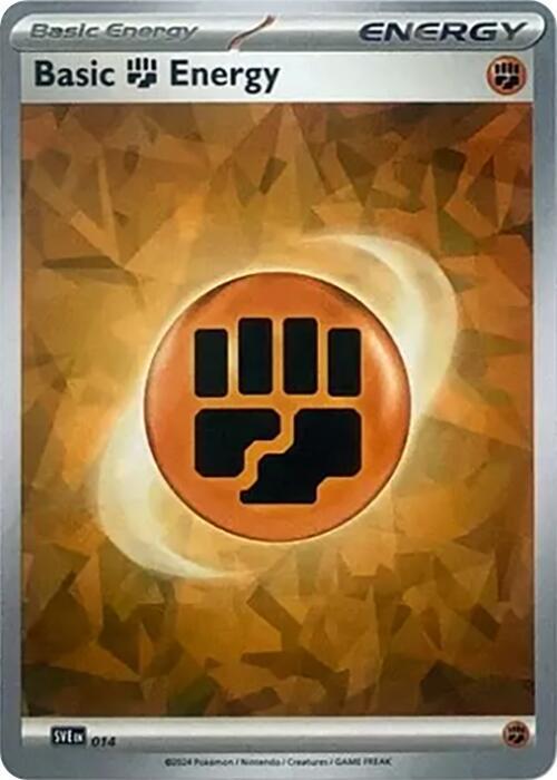 Basic Fighting Energy (Cracked Ice Holo) - SV07: Stellar Crown - 014