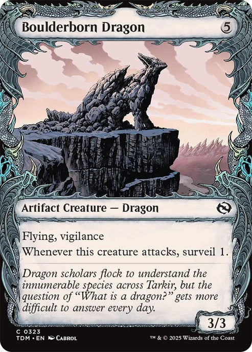 Boulderborn Dragon - Tarkir: Dragonstorm - 323