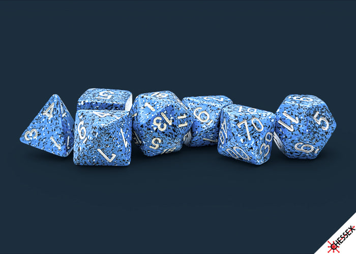 Chessex: Polyhedral 7-Dice Set - Speckled **Pre-Order**