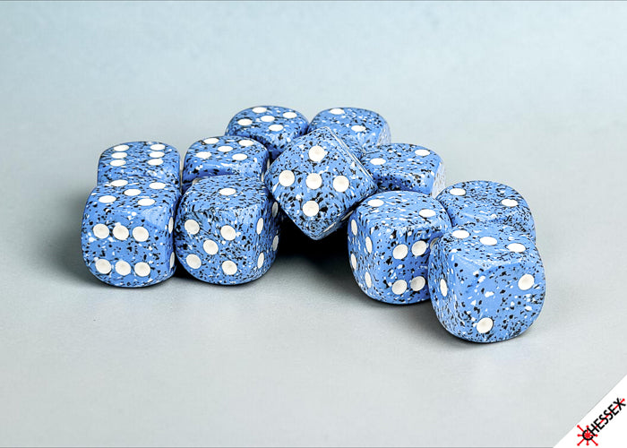 Chessex: 16mm 12D6 Dice Block - Speckled **Pre-Order**