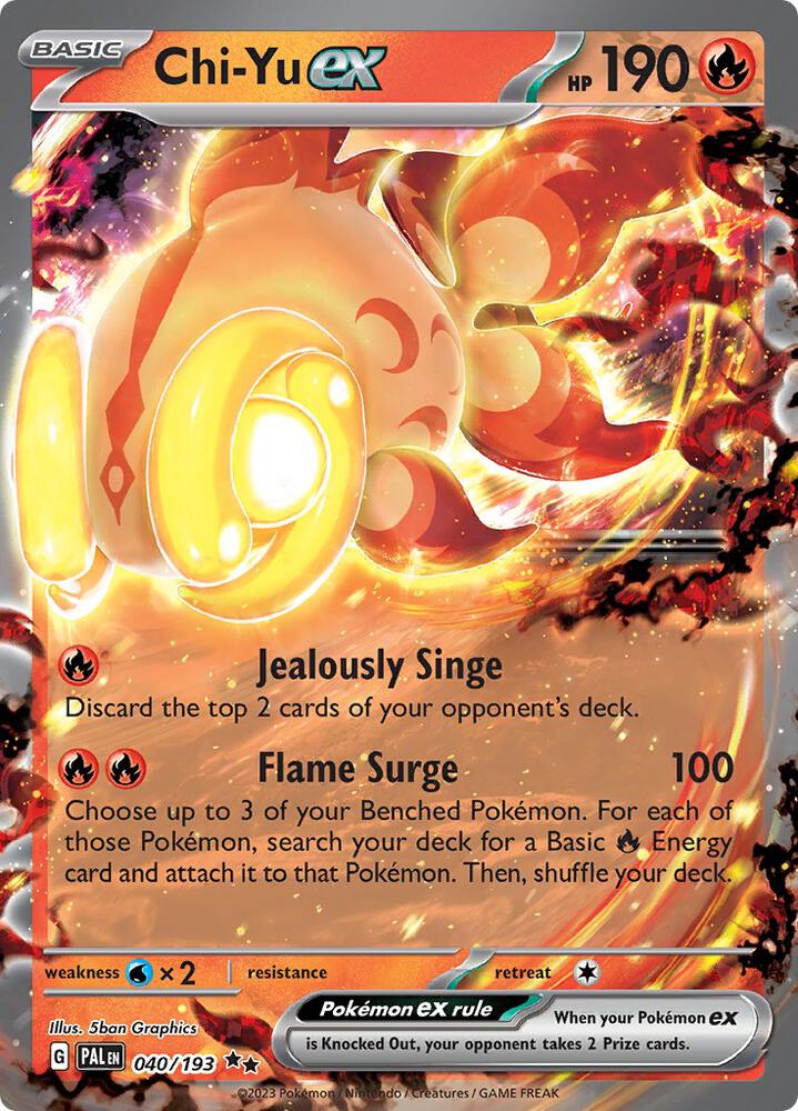 Chi-Yu ex - 040/193 - SV02: Paldea Evolved - 40