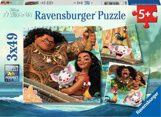 Disney Moana: Born To Voyage 3x49pcs
