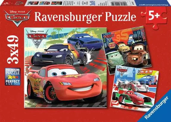 Disney Cars: Worldwide Racing Fun 3x49pcs