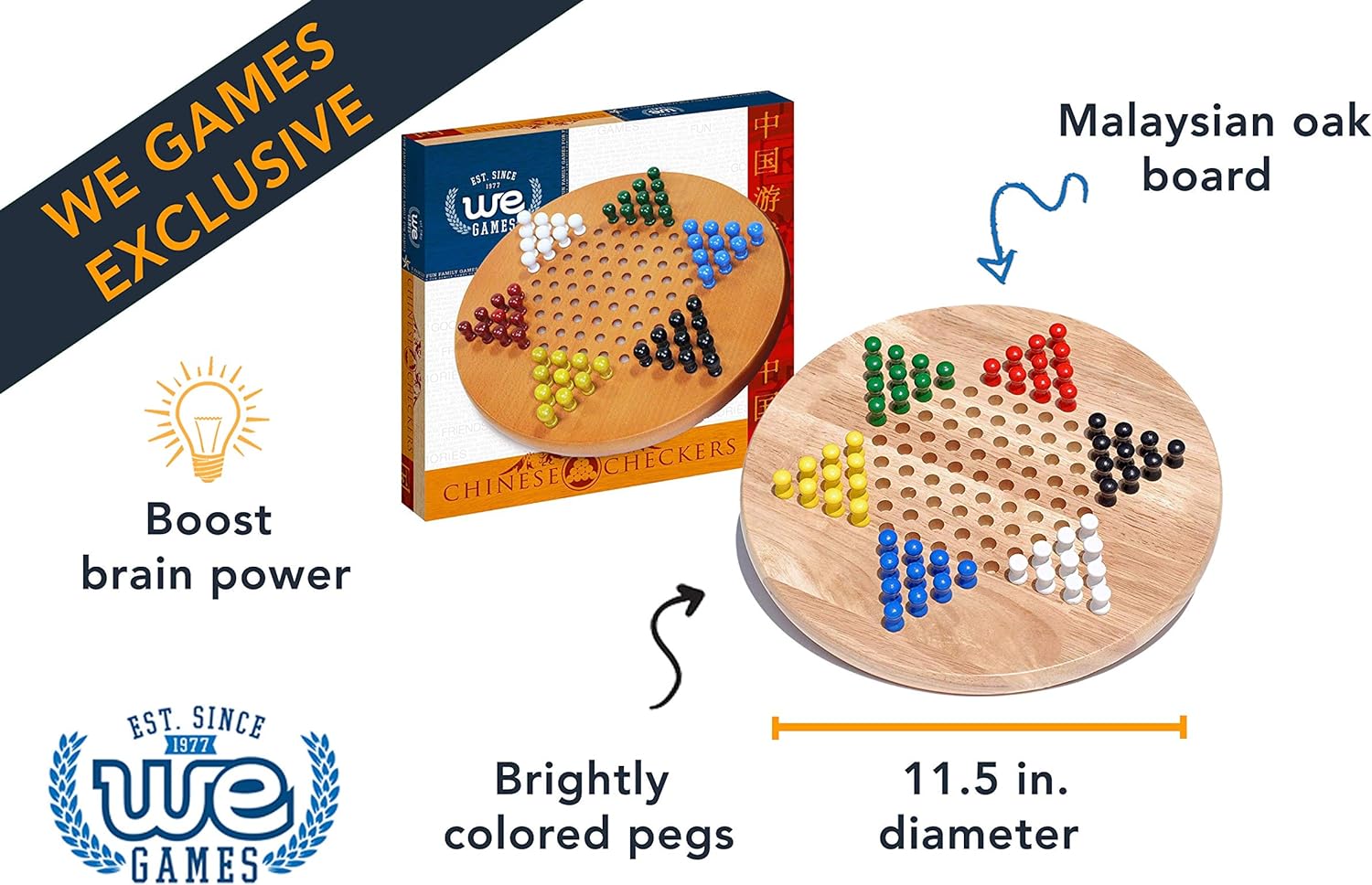 Chinese Checkers 11.5"