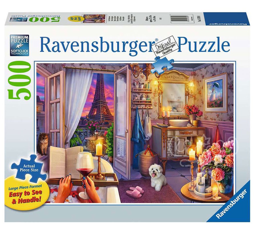 Cozy Bathroom 500 pc Large Format