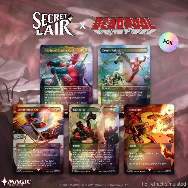 Secret Lair: Marvel - Deadpool (Foil)