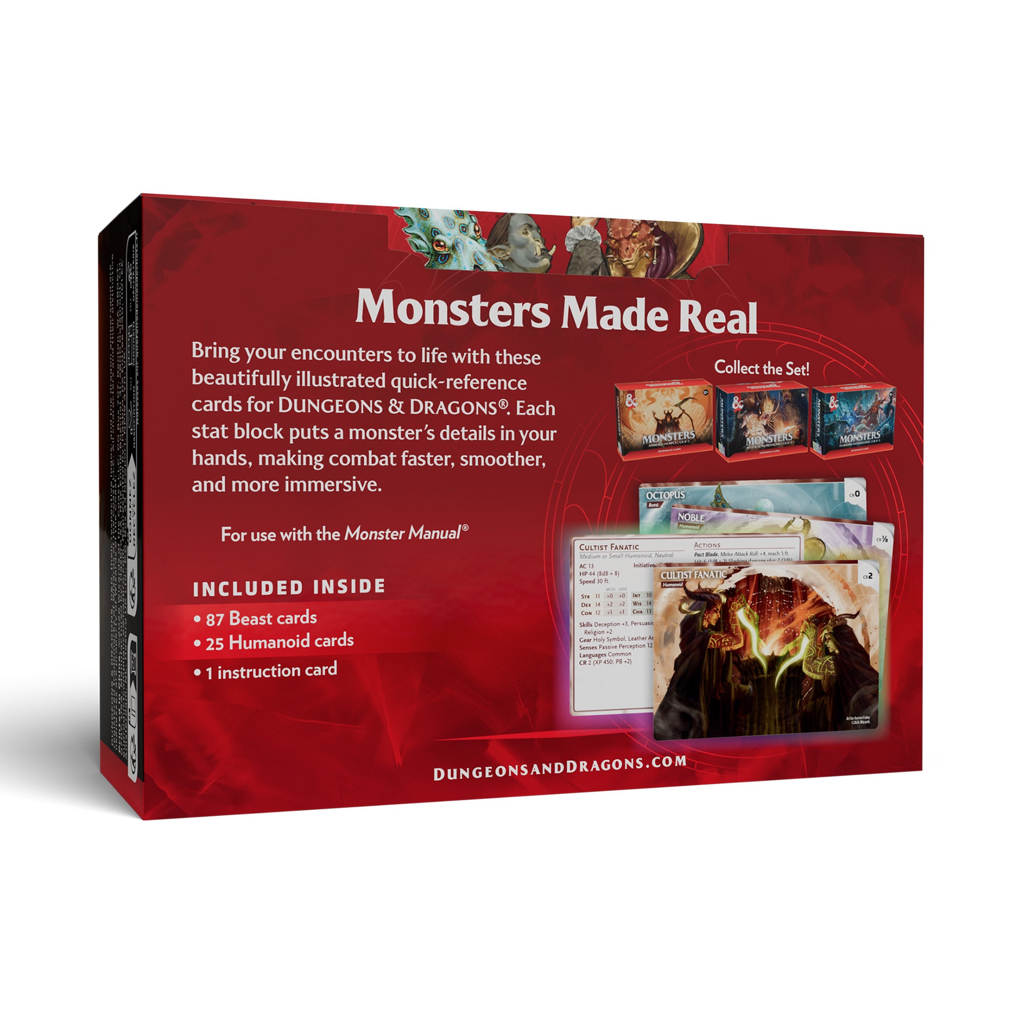 DND Reference Cards - Monsters