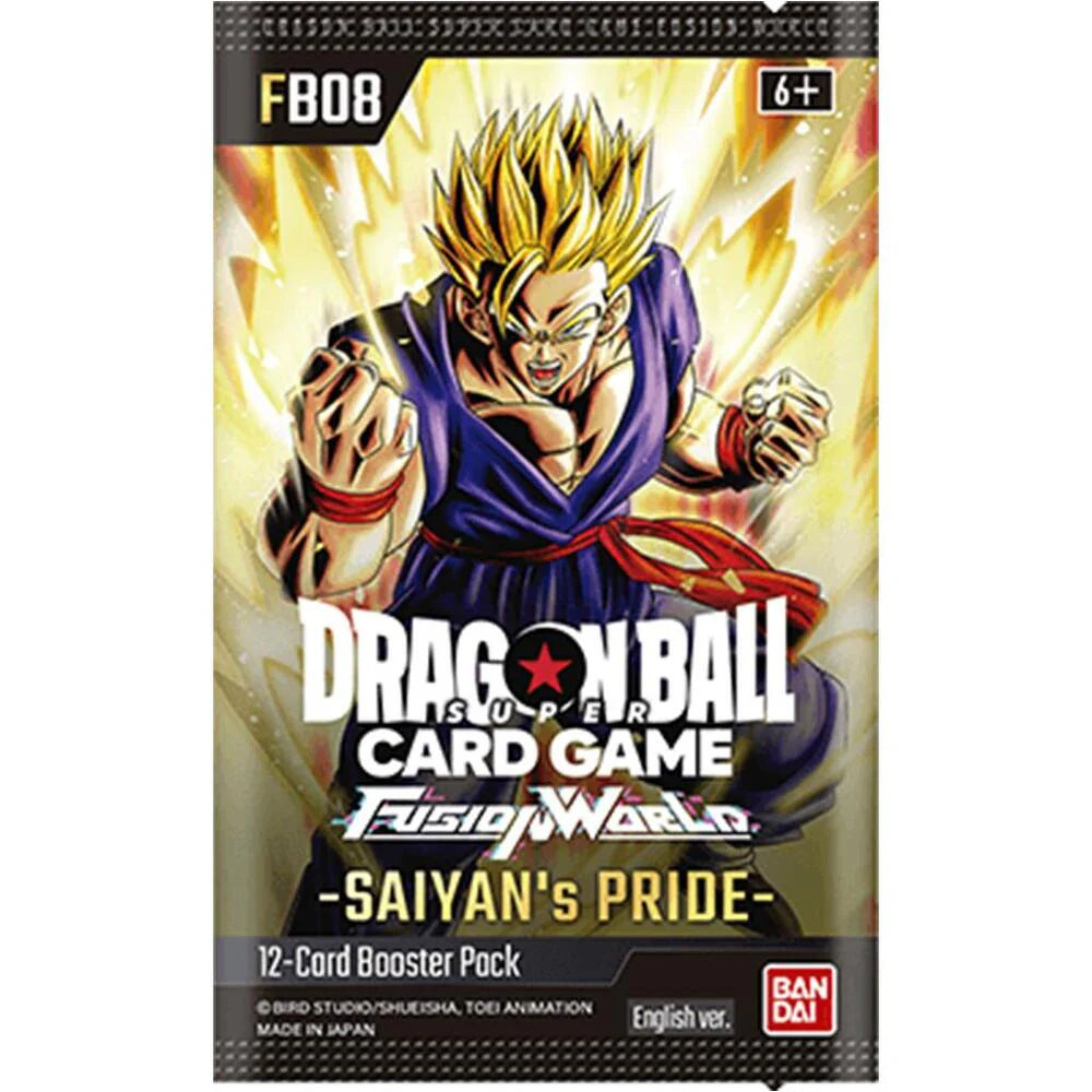 DBS Fusion World FB08 08 Saiyan's Pride Booster Pack