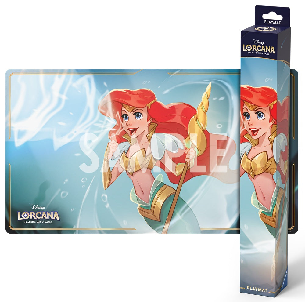 Disney Lorcana Playmat Set 11 Ariel, Sonic Warrior **Pre Order**