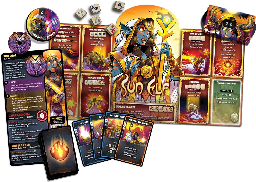 Dice Throne Hero Pack - Sun Elf **Pre-Order**