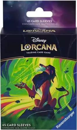 Disney Lorcana: 65 Card Sleeves - Scar