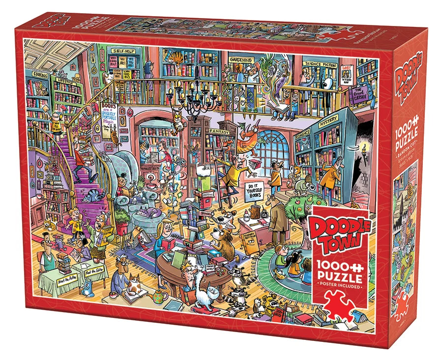 DoodleTown: Bookshop Bedlam 1000pcs