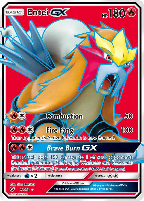 Entei-GX - Shining Legends - 71/73 (Ultra)