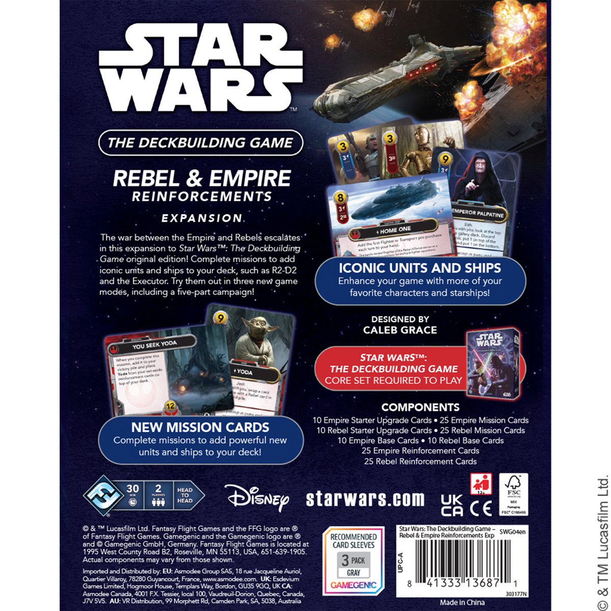 Star Wars: The Deckbuilding Game: Rebel & Empire Reinforcements **Restock**