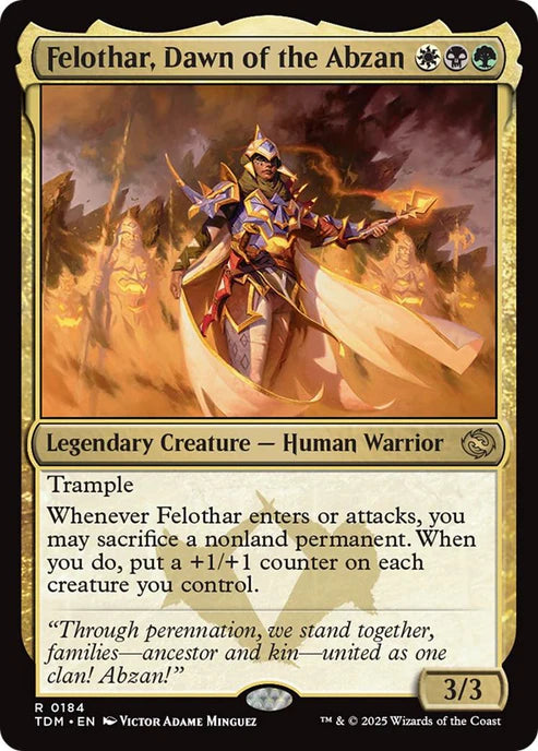 Felothar, Dawn of the Abzan - Tarkir: Dragonstorm - 184