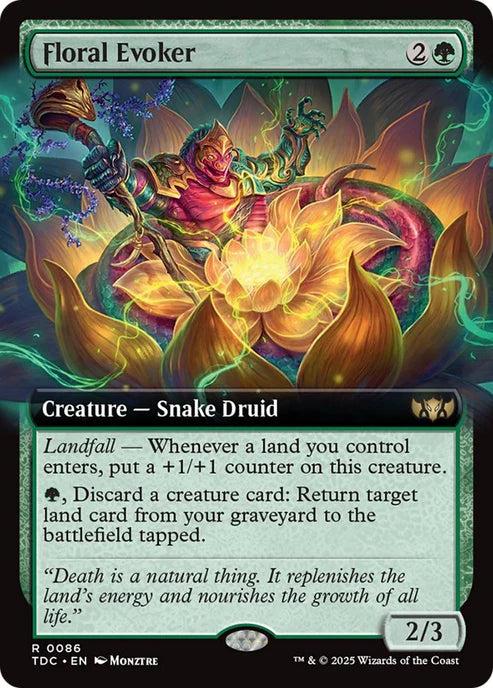 Floral Evoker - Tarkir: Dragonstorm Commander - 86