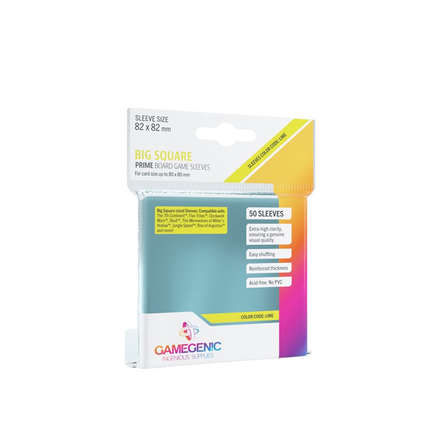 Gamegenic - Prime -Big Square Sleeves - 50ct