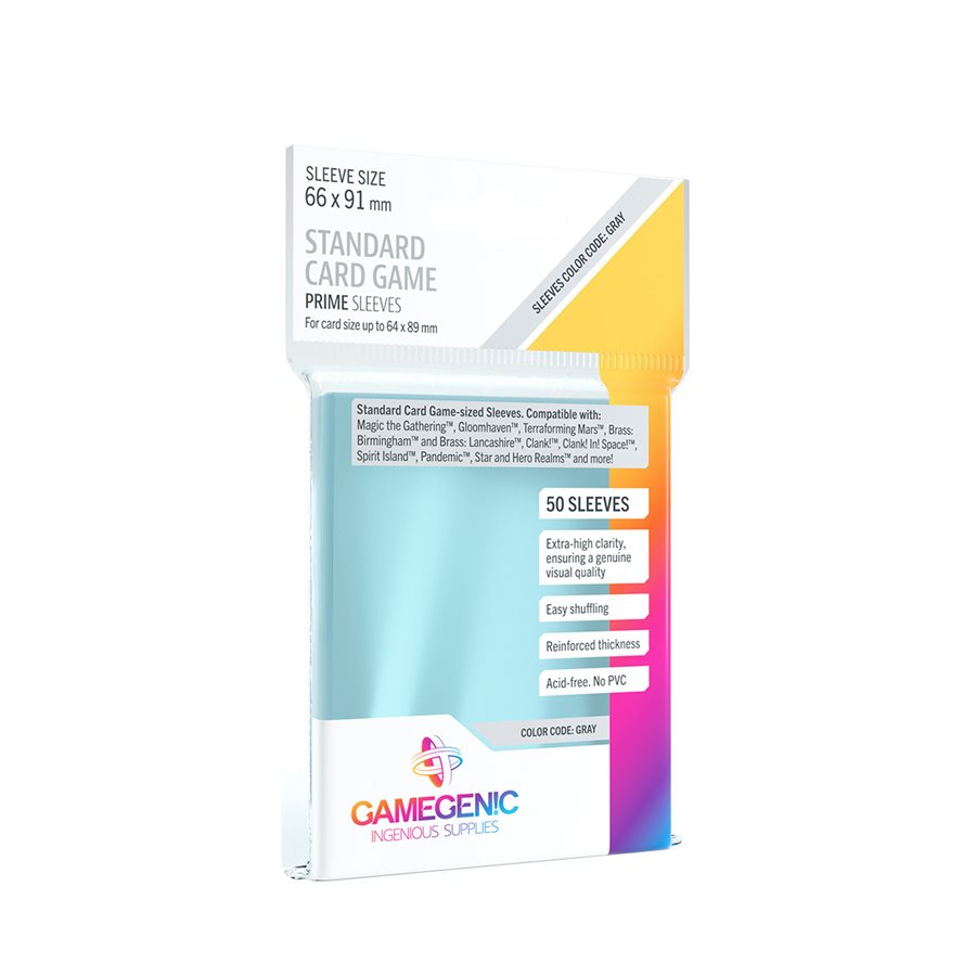 Gamegenic - Prime Sleeves - Standard Card Game 50ct