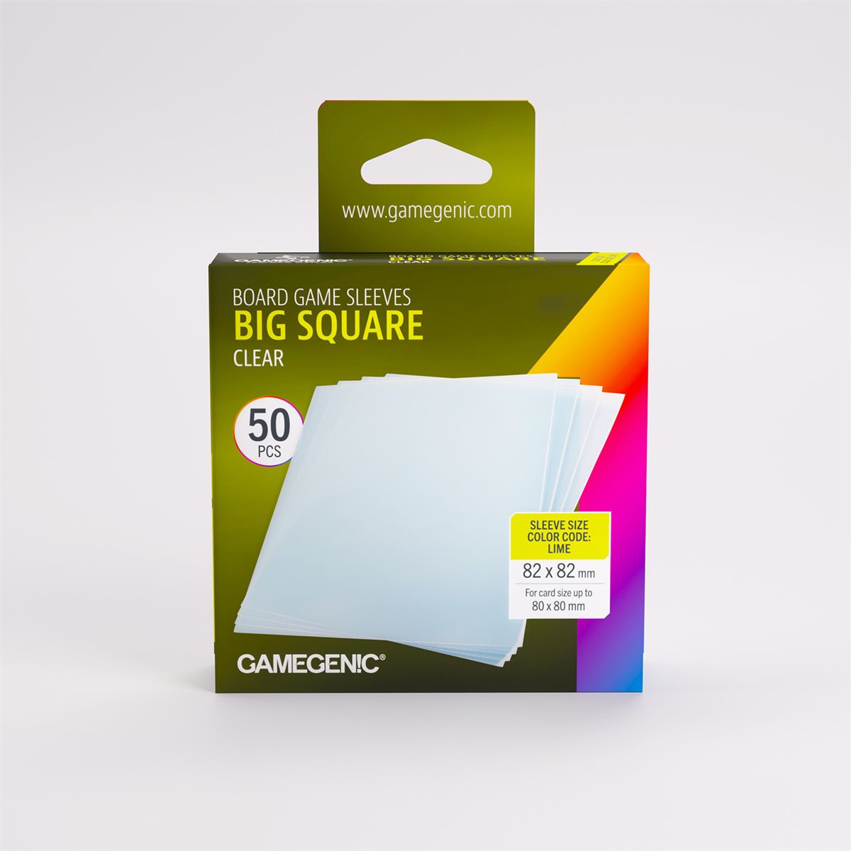 Gamegenic - Prime - Big Square Sized Sleeves - 50ct (Refresh)