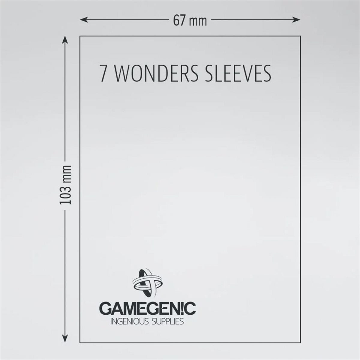Gamegenic - Matte - 7 Wonders Sleeves - 80ct (Refresh)