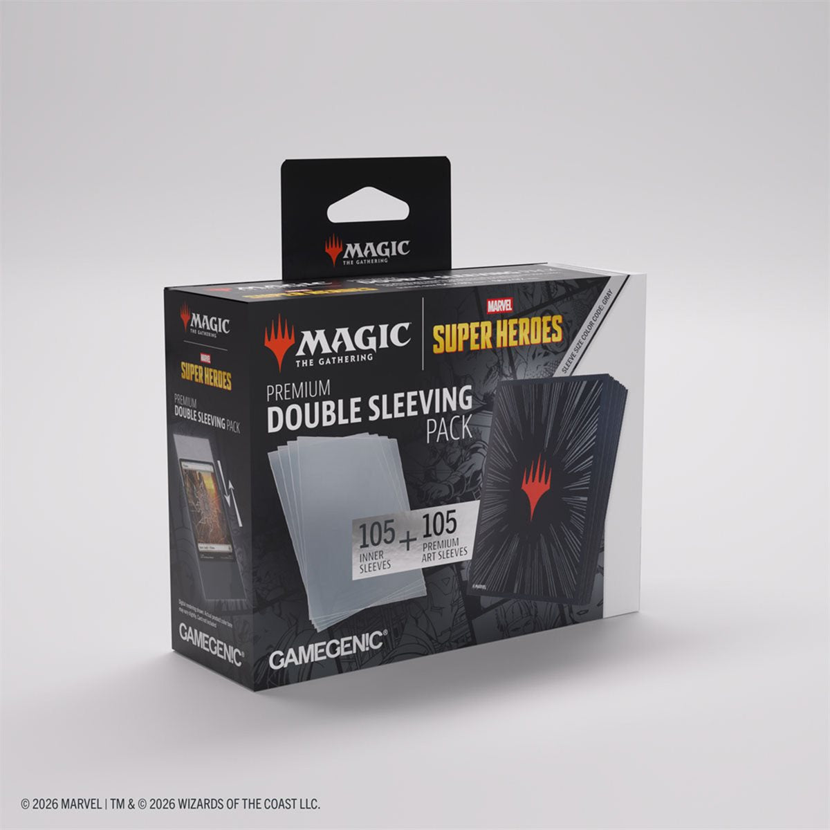 Gamegenic MTG - Marvel Super Heroes Dbl Sleeve Pack - 105ct **Pre-Order**