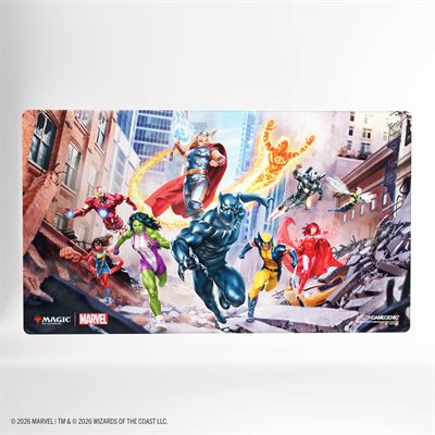Gamegenic Shiny Treatment Playmat - MTG - Marvel Super Heroes **Pre-Order**