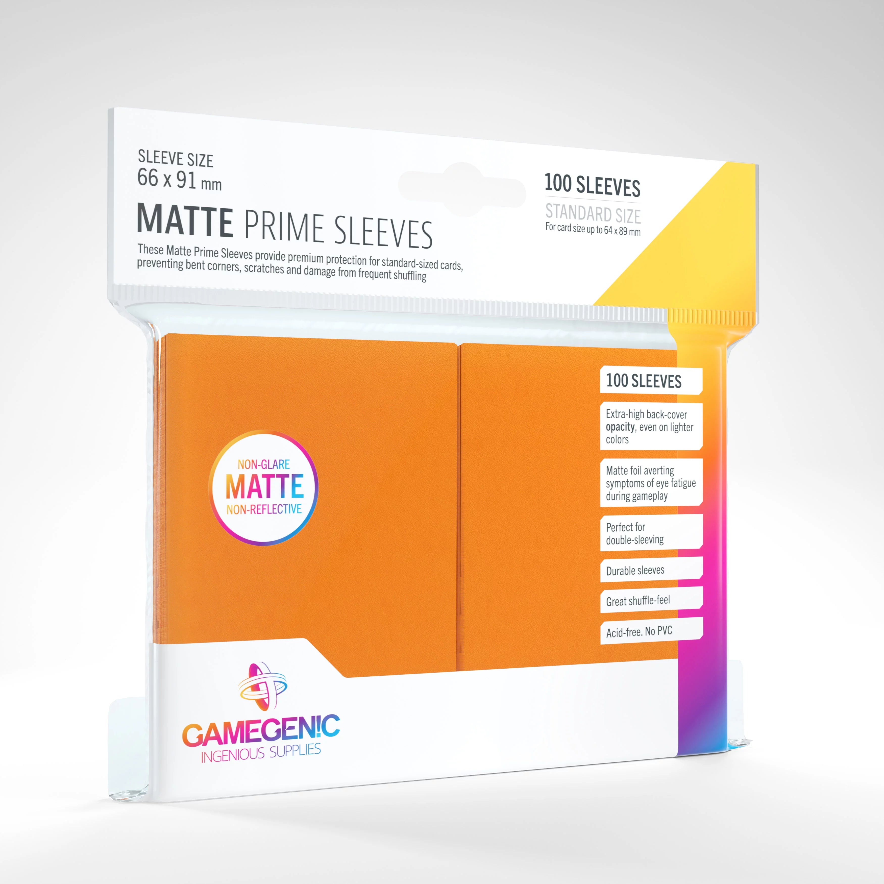 Gamegenic Prime Sleeves Matte 100ct