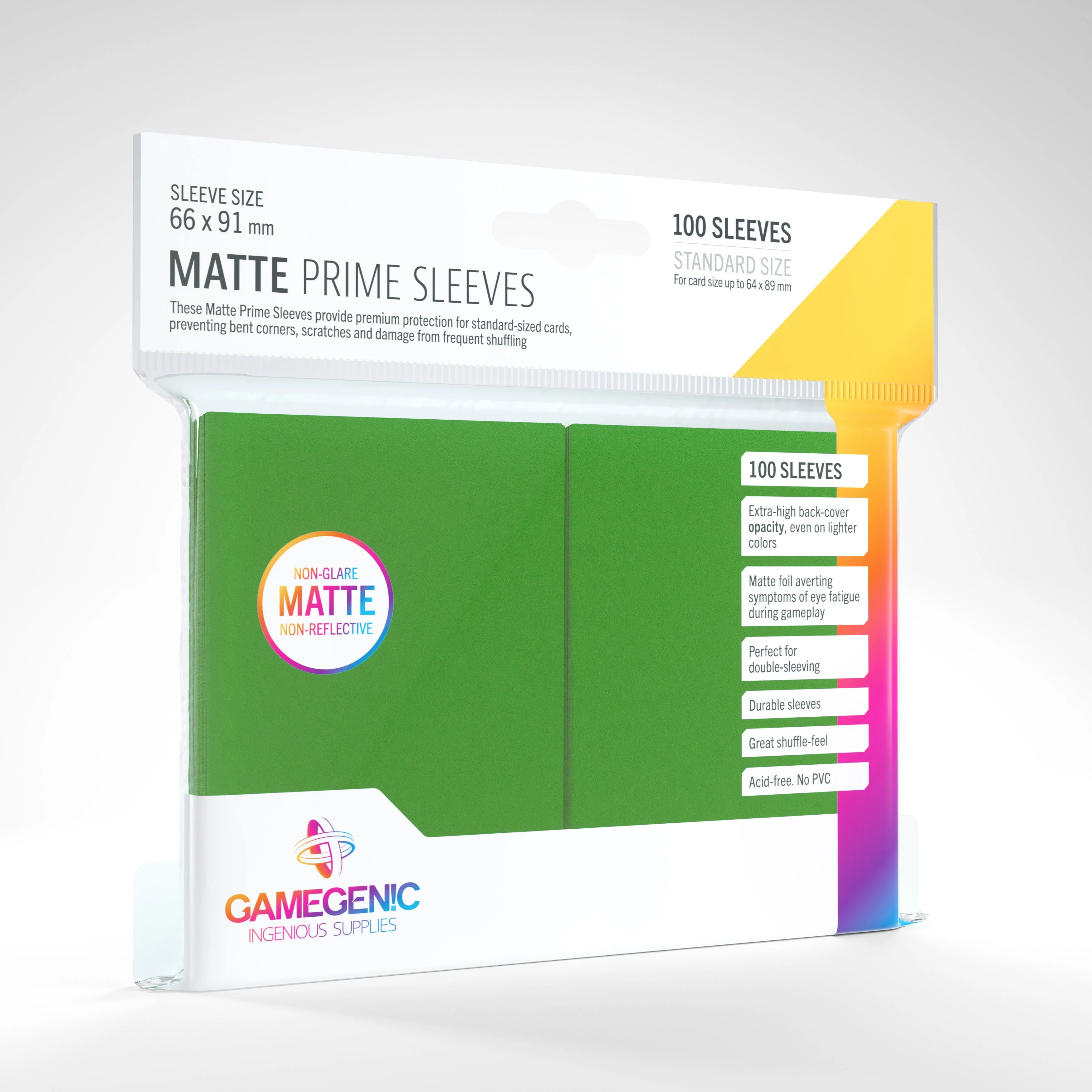 Gamegenic Prime Sleeves Matte 100ct