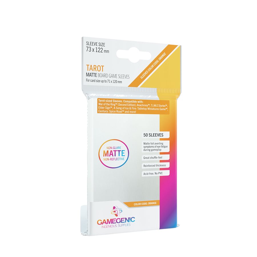 Gamegenic - Matte Sleeves - Tarot Sized 50ct
