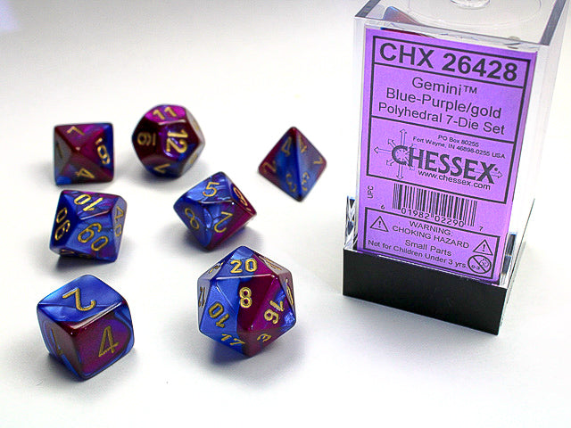 Chessex: Polyhedral 7-Dice Set - Gemini