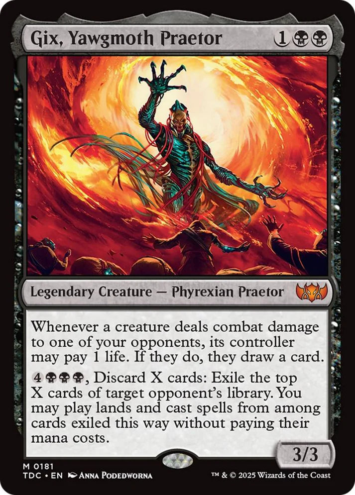 Gix, Yawgmoth Praetor - Tarkir: Dragonstorm Commander - 181