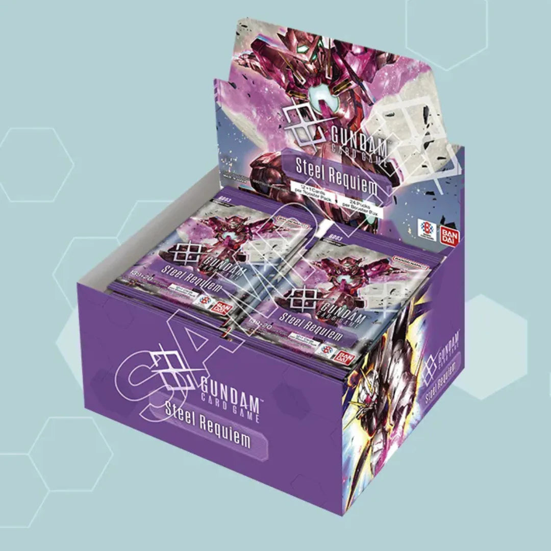gundam cg gd-03 booster box Amazon.com: Gundam Card Game Booster Box - Steel Requiem (GD03)