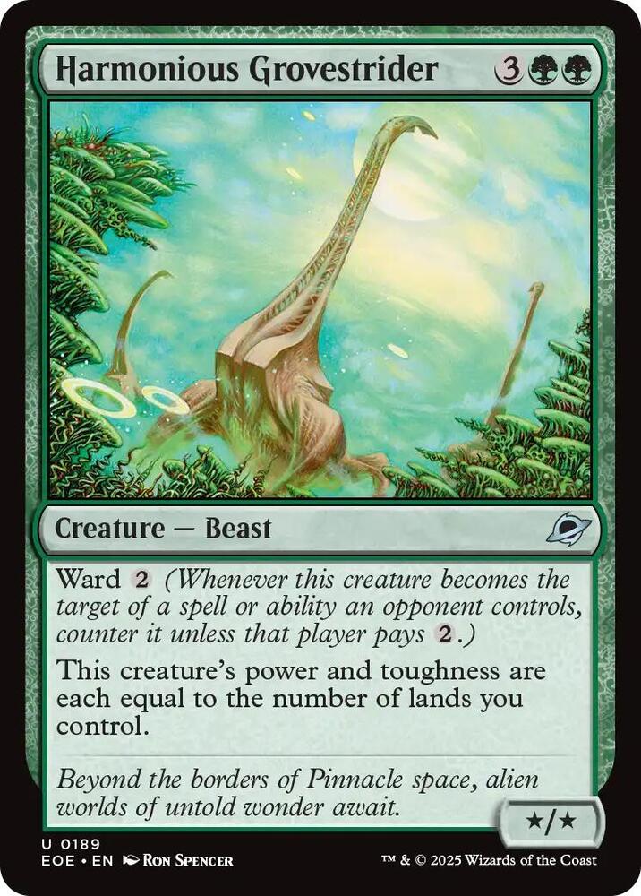 Harmonious Grovestrider - Edge of Eternities (EOE) - 189
