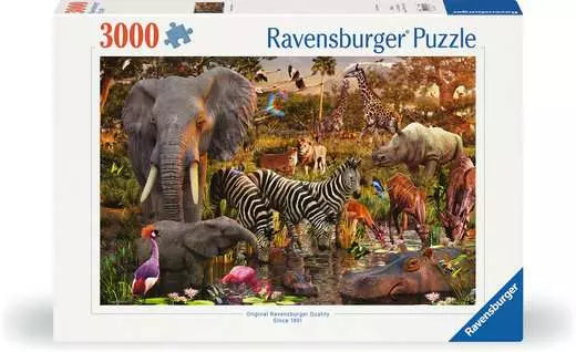 African Animal World 3000pcs