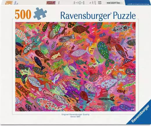 Fish in Fuchsia - 500 Pcs