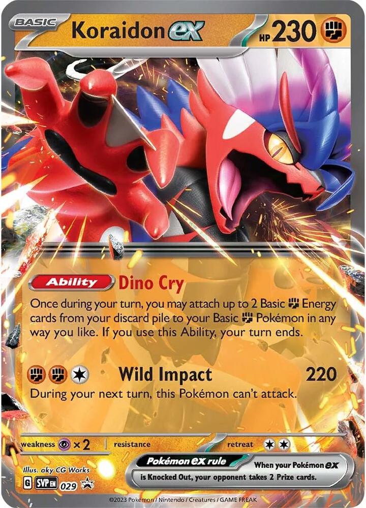 Koraidon ex - 029 - SV: Scarlet & Violet Promo Cards - 029