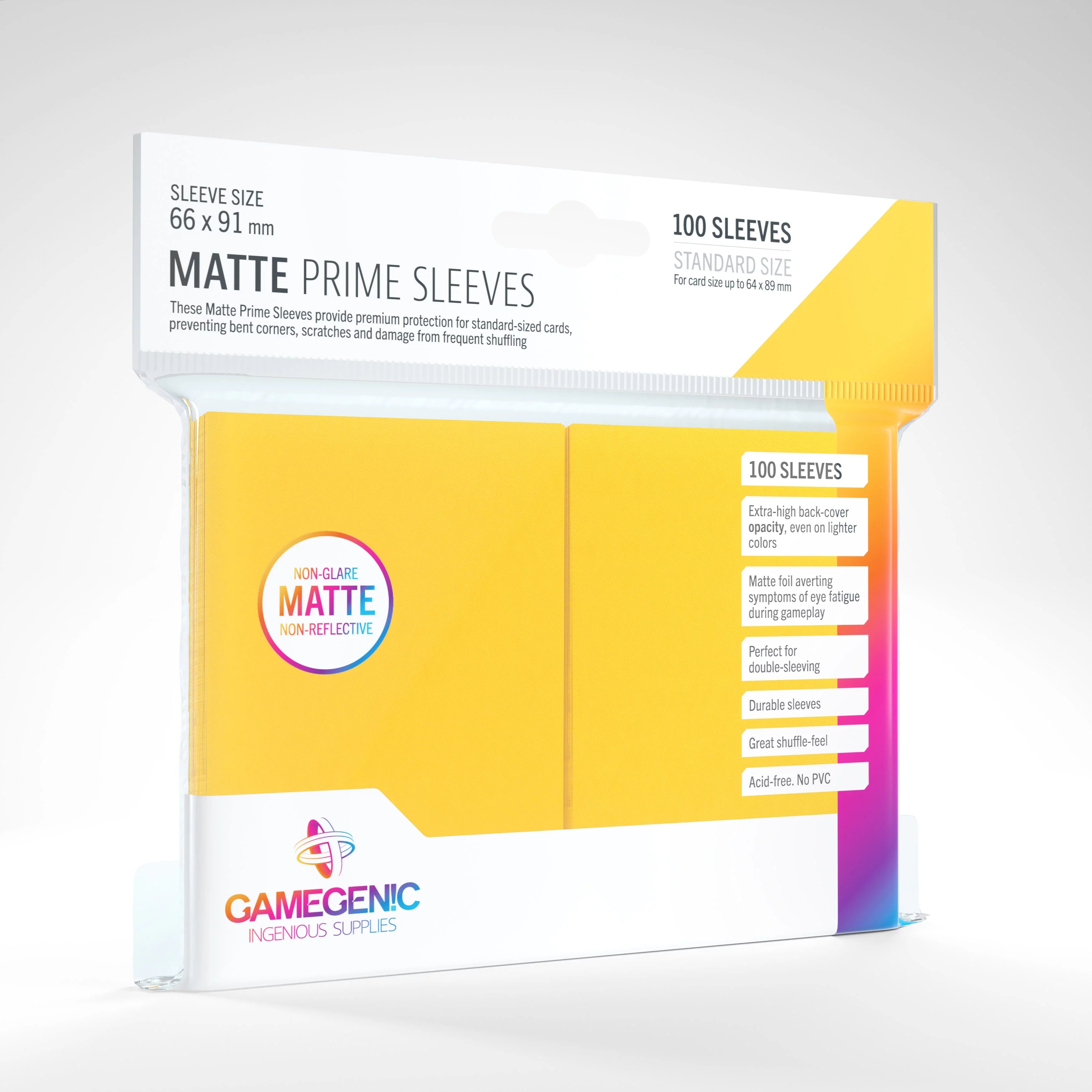 Gamegenic Prime Sleeves Matte 100ct