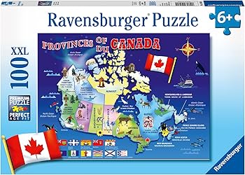 Map Of Canada 100pcs