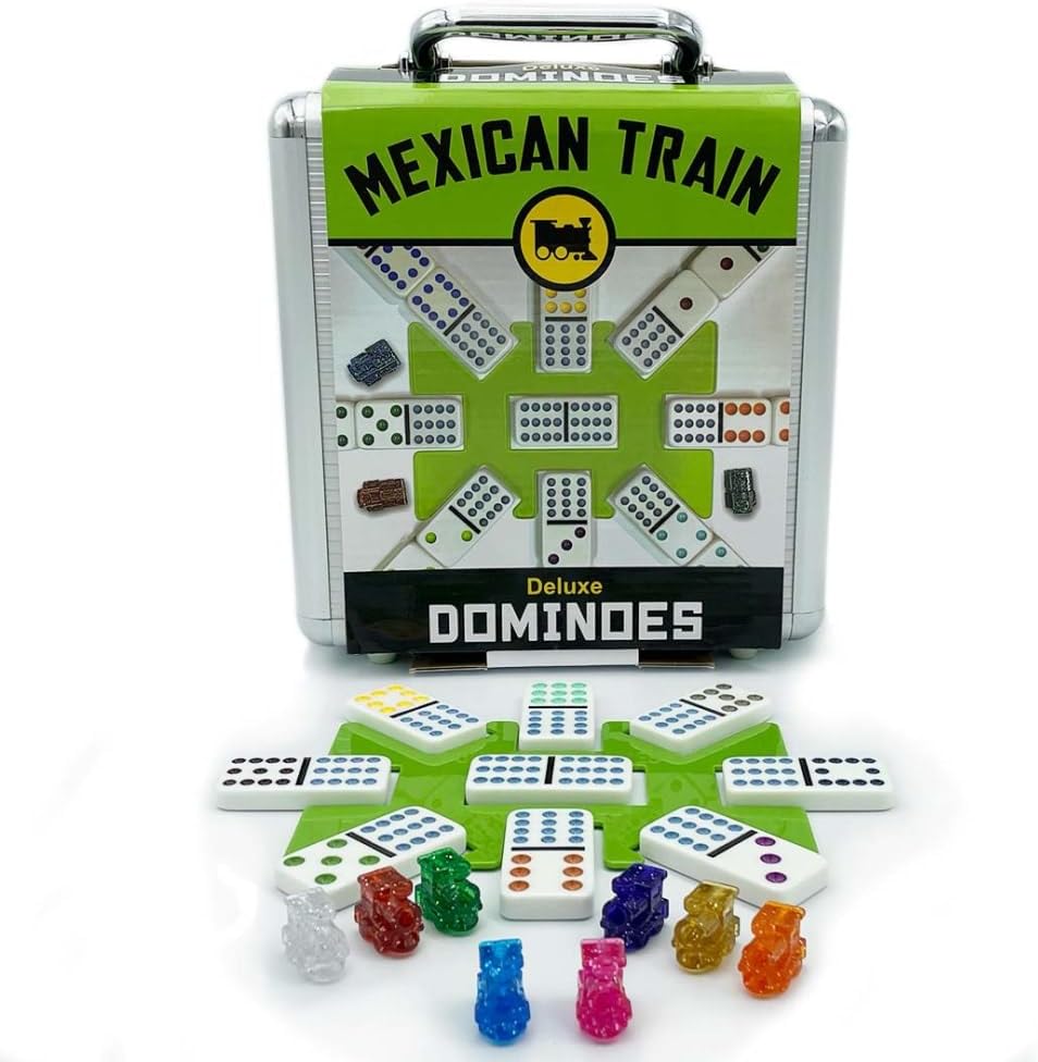 Mexican Train Dominoes Deluxe