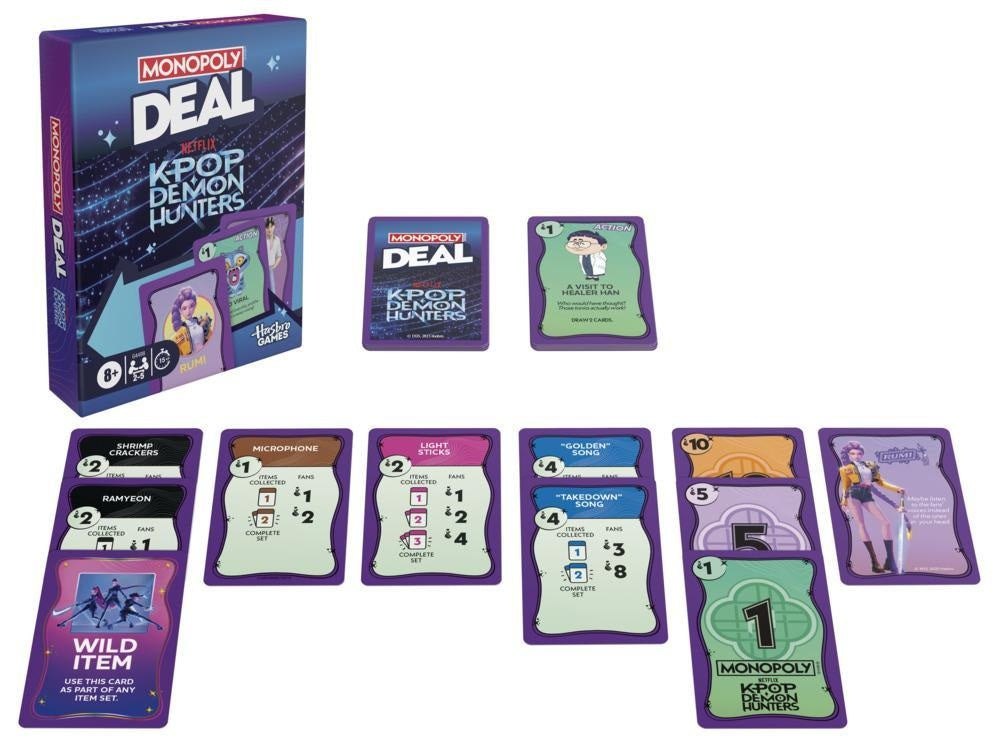 Monopoly Deal: Kpop Demon Hunters **Pre-Order**