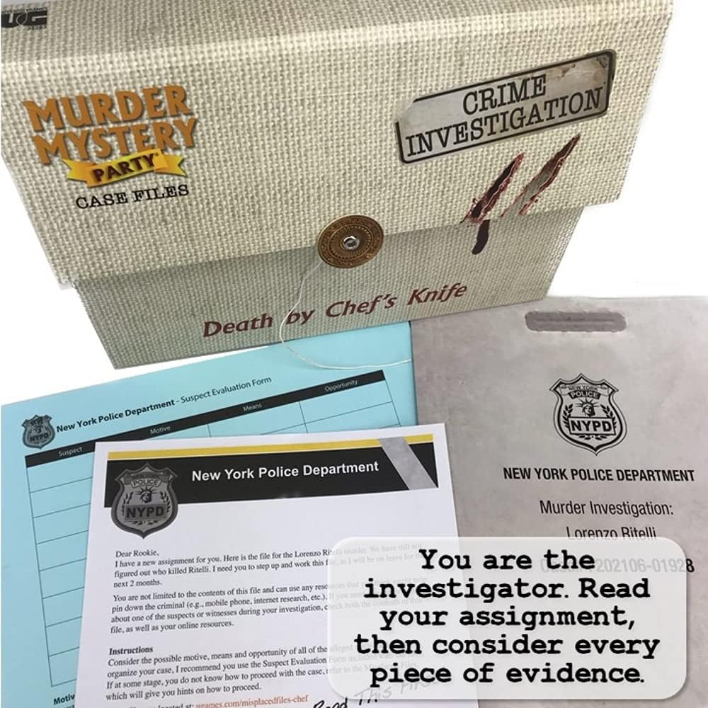 Murder Mystery Party: Death By Chef's Knife