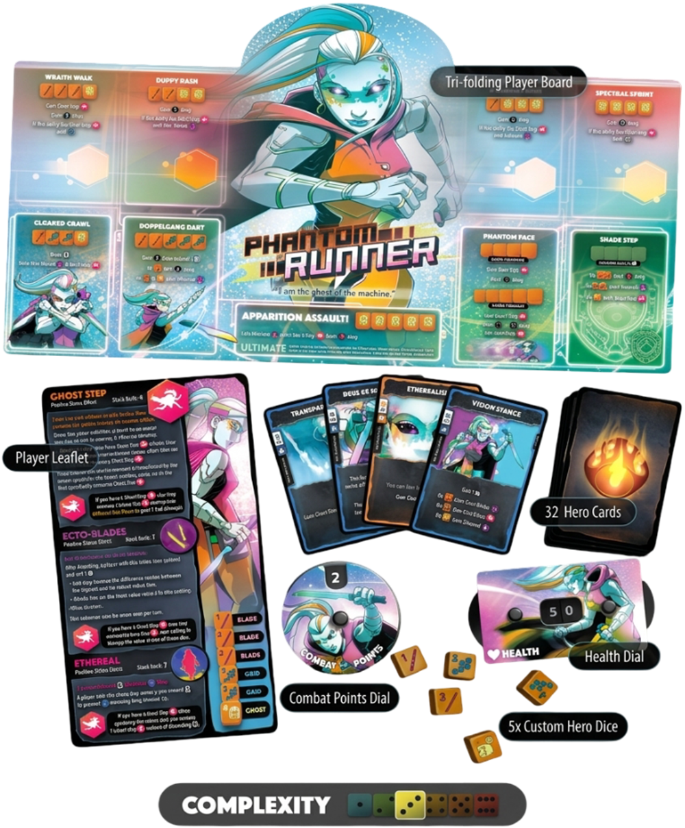 Dice Throne - Hero Pack - Phantom Runner **Pre-Order**