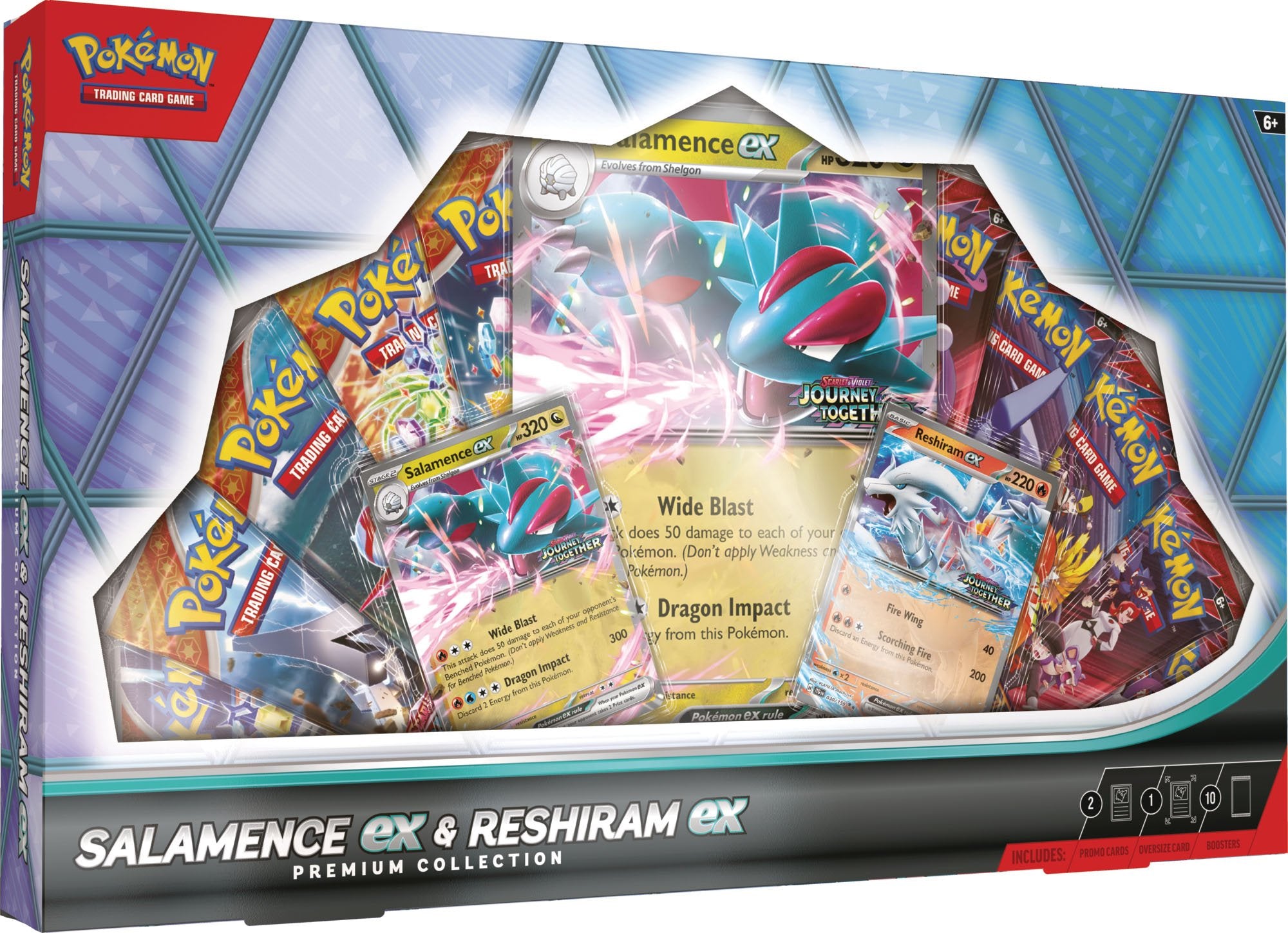 Pokemon Salamence Ex/Reshiram Ex Premium Collection