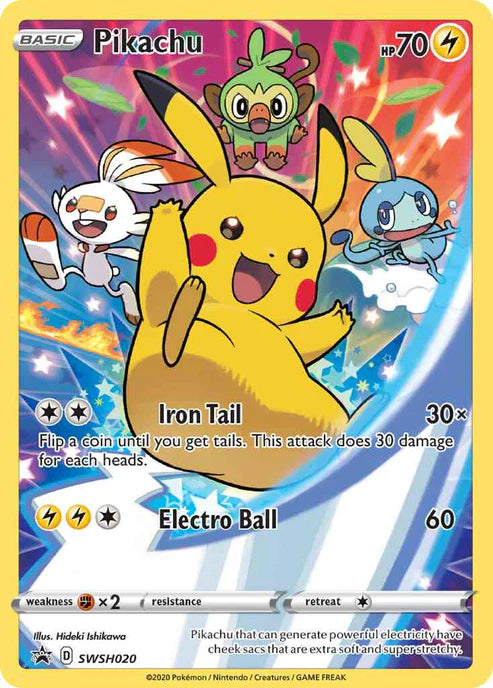 Pikachu - Sword & Shield Promotional Cards - Holo