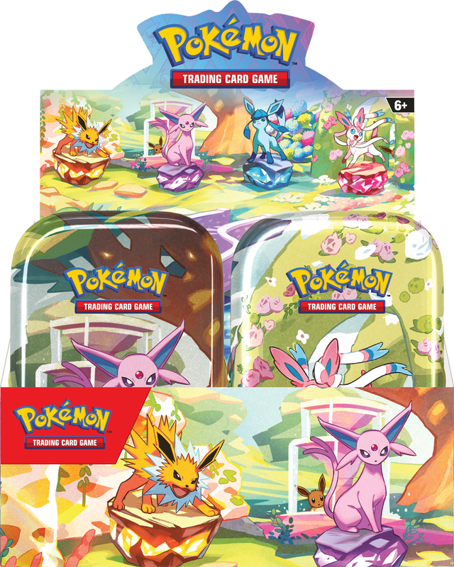 Pokemon Prismatic Evolutions Mini Tin