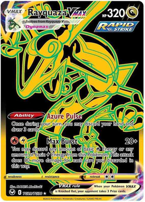 Rayquaza VMAX - Silver Tempest Trainer Gallery - TG29/TG30 (Secret)