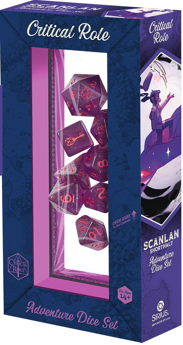 Polyhedral 7-Dice Set - Vox Machina Adventure Dice **Pre-Order**