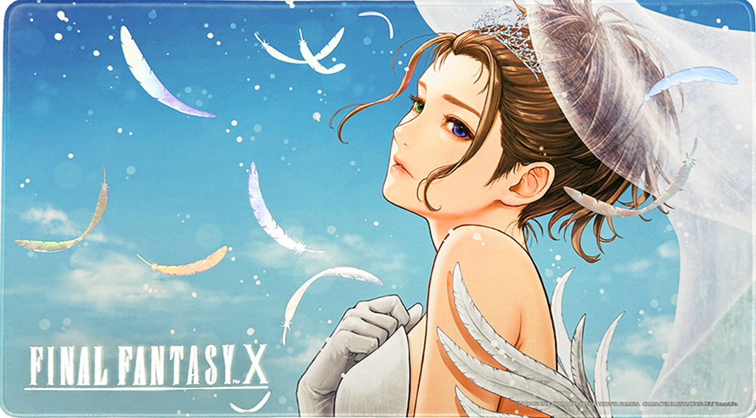 Final Fantasy X - Yuna Wedding Dress - Foil Playmat **Pre-Order**